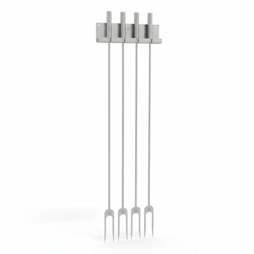 Sada nerezových vidlic na opékání